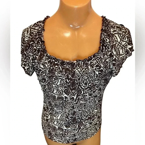 SAINT TROPEZ WEST Women’s Blouse Size Large EUC Measurement’s in pictures - Picture 1 of 8